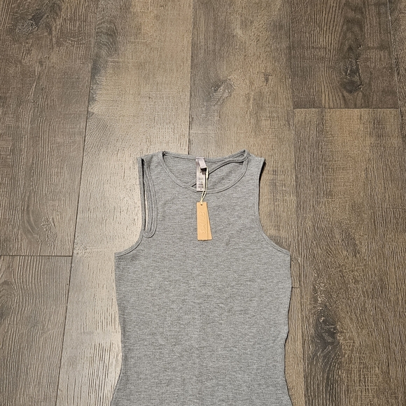 SKIMS Heather Gray Maxi Dress - Picture 2 of 6